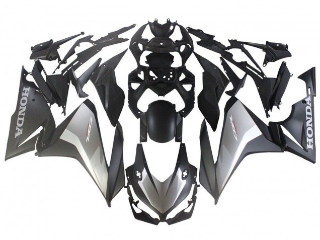 Großhandel Honda CBR500R Motorrad Verkleidung 2019-2021 - Silber Matt Schwarz