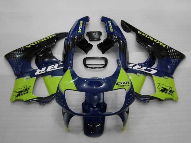 Großhandel Honda CBR900RR 893 Motorrad Verkleidung 1994-1995 - Blau Grun Glanzendes Schwarz