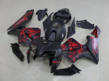 Großhandel Honda CBR600RR Motorrad Verkleidung 2005-2006 - Matt Schwarz Matt Rot Gear