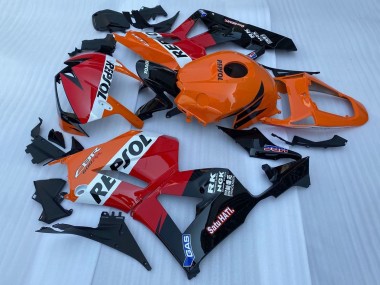 Großhandel Honda CBR600RR Motorrad Verkleidung 2013-2023 - Orange Weiss Rot Glanzendes Schwarz Repsol