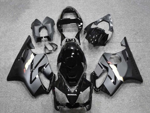 Großhandel Honda CBR600 F4i Motorrad Verkleidung 2001-2003 - Glanzendes Schwarz Matt Schwarz Grau