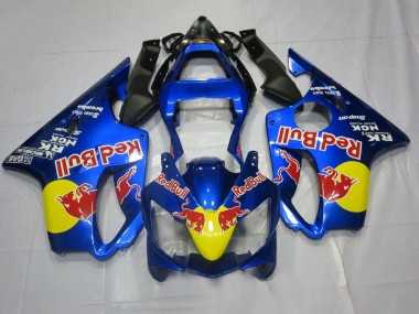 Großhandel Honda CBR600 F4i Motorrad Verkleidung 2001-2003 - Blau Gelb Red Bull