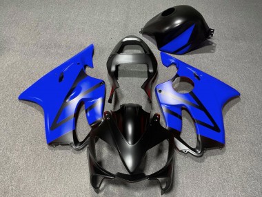 Großhandel Honda CBR600 F4i Motorrad Verkleidung 2001-2003 - Blau Matt Schwarz