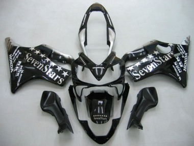 Großhandel Honda CBR600 F4i Motorrad Verkleidung 2004-2007 - Glanzendes Schwarz SevenStars
