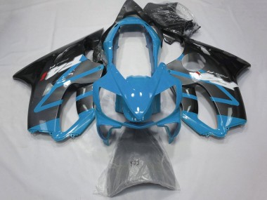 Großhandel Honda CBR600 F4i Motorrad Verkleidung 2004-2007 - Hellblau Grau Glanzendes Schwarz