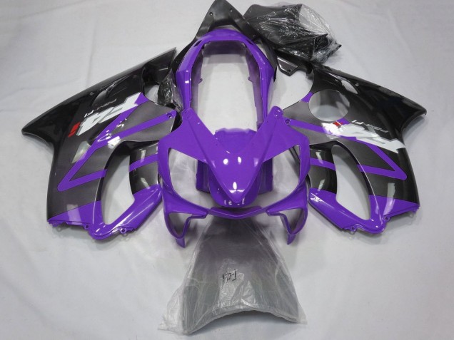 Großhandel Honda CBR600 F4i Motorrad Verkleidung 2004-2007 - Lila Grau Glanzendes Schwarz