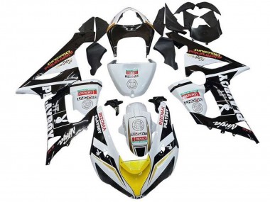Großhandel Kawasaki ZX6R Motorrad Verkleidung 2005-2006 - Weiss Schwarz Gelb Rot Rizoma Playboy