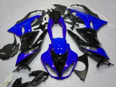 Großhandel Kawasaki ZX6R Motorrad Verkleidung 2007-2008 - Blau Schwarz Weiss