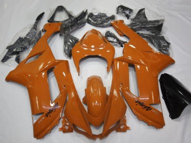 Großhandel Kawasaki ZX6R Motorrad Verkleidung 2007-2008 - Orange Schwarz