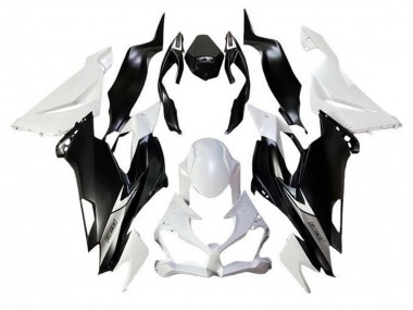 Großhandel Kawasaki ZX6R Motorrad Verkleidung 2019-2022 - Weiss Matt Schwarz