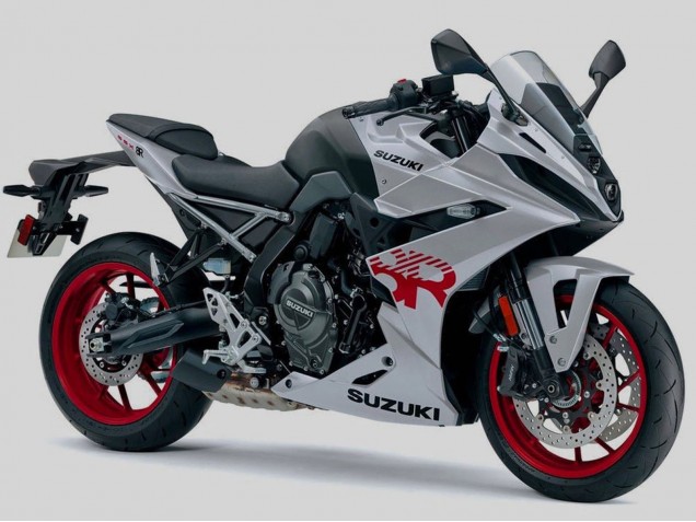 Großhandel Suzuki GSX8R Motorrad Verkleidung 2024-2025 - Silber Schwarz Rot