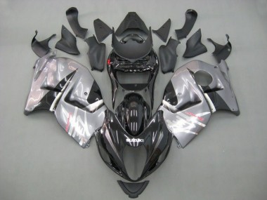 Großhandel Suzuki GSXR 1300 Hayabusa Motorrad Verkleidung 1996-2007 - Schwarz Grau Silber