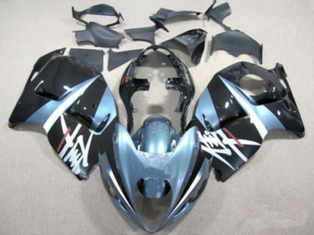 Großhandel Suzuki GSXR 1300 Hayabusa Motorrad Verkleidung 1996-2007 - Hellblau Dunkel Blau Weiss Schwarz
