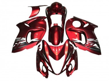 Großhandel Suzuki GSXR 1300 Hayabusa Motorrad Verkleidung 2008-2020 - Rot Silber Weiss