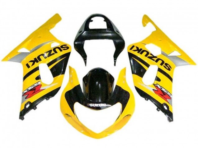 Großhandel Suzuki GSXR1000 Motorrad Verkleidung 2000-2002 - Gelb Grau Schwarz