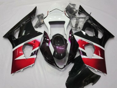 Großhandel Suzuki GSXR 1000 Motorrad Verkleidung 2003-2004 - Weiss Rot Lila Schwarz