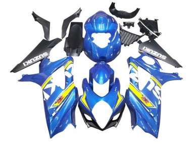 Großhandel Suzuki GSXR 1000 Motorrad Verkleidung 2005-2006 - Blau Gelb Weiss Schwarz