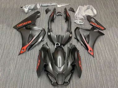 Großhandel Suzuki GSXR1000 Motorrad Verkleidung 2017-2024 - Matt Schwarz Rot