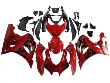 Großhandel Suzuki GSXR1000 Motorrad Verkleidung 2017-2024 - Rot Schwarz Silber