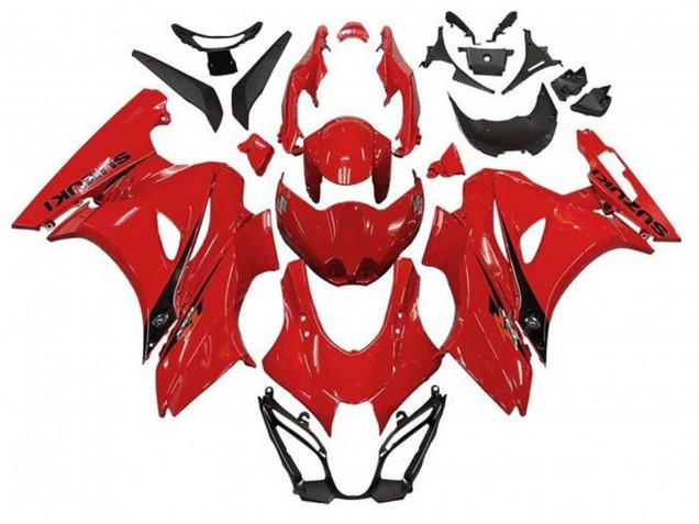Großhandel Suzuki GSXR1000 Motorrad Verkleidung 2017-2024 - Rot Schwarz