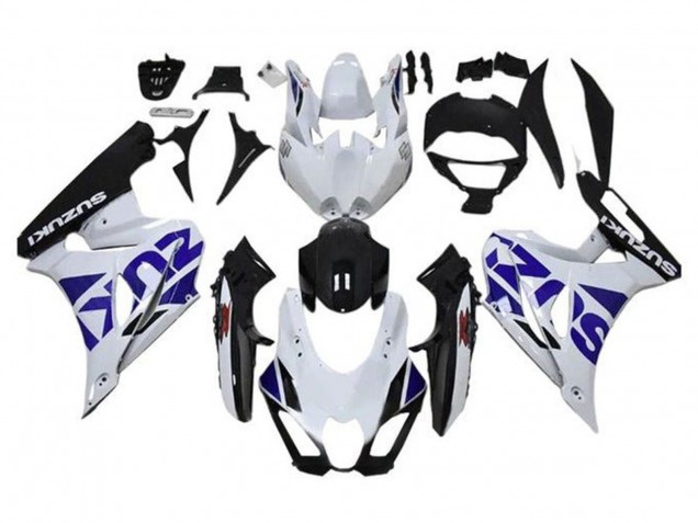 Großhandel Suzuki GSXR1000 Motorrad Verkleidung 2017-2024 - Weiss Blau Schwarz