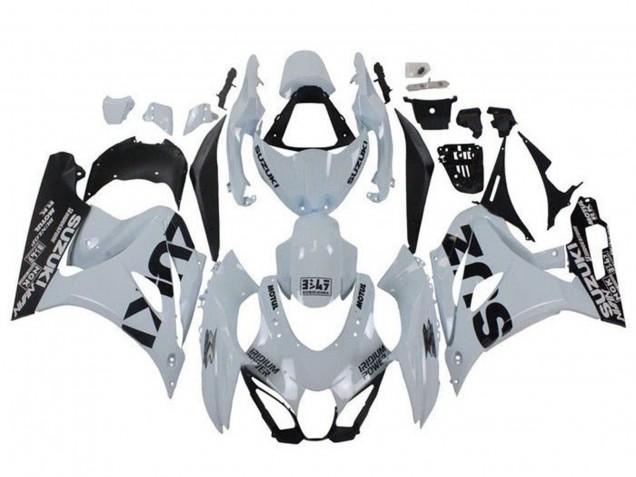 Großhandel Suzuki GSXR1000 Motorrad Verkleidung 2017-2024 - Weiss Schwarz