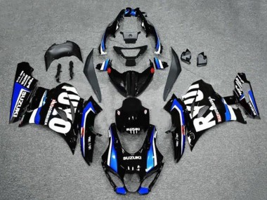 Großhandel Suzuki GSXR1000 Motorrad Verkleidung 2017-2024 - Schwarz Blau Weiss