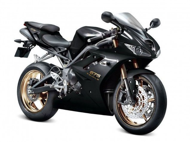Großhandel Triumph Daytona 675 Triple Motorrad Verkleidung 2006-2008 - Glanzendes Schwarz