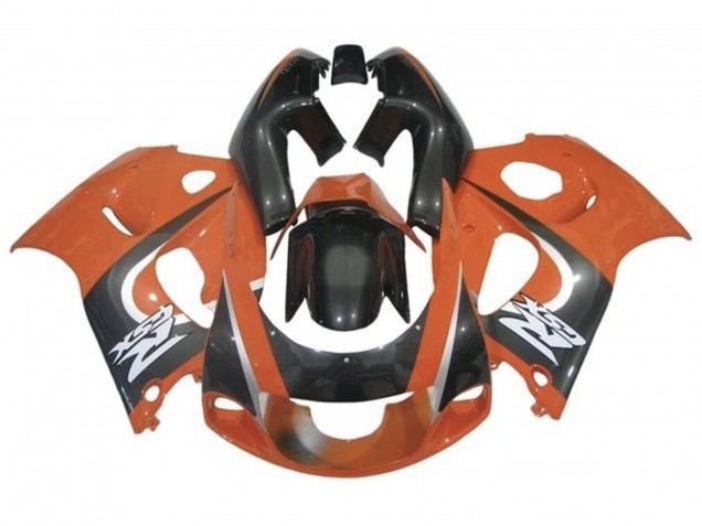 Großhandel Suzuki GSXR 600 / GSXR 750 Motorrad Verkleidung 1996-2000 - Orange Schwarz