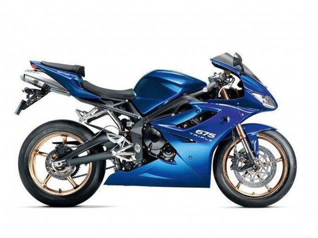 Großhandel Triumph Daytona 675 Triple Motorrad Verkleidung Kit 2006-2008 - Blau