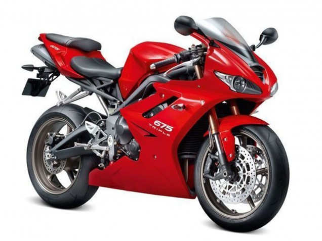 Großhandel Triumph Daytona 675 Triple Motorrad Verkleidung Kit 2006-2008 - Rot