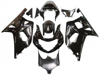 Großhandel Suzuki GSXR 600 / GSXR 750 Motorrad Verkleidung 2001-2003 - Metallisch Schwarz