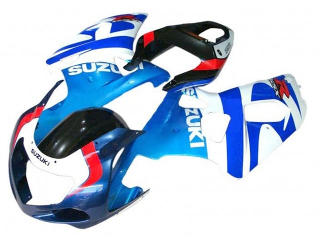 Großhandel Suzuki GSXR 600 / GSXR 750 Motorrad Verkleidung 2001-2003 - Weiss Blau Rot Schwarz