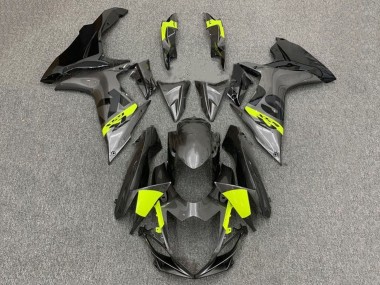 Großhandel Suzuki GSXR 600 / GSXR 750 Motorrad Verkleidung 2011-2024 - Grau Schwarz Neon Gelb