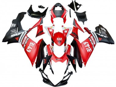 Großhandel Suzuki GSXR 600 / GSXR 750 Motorrad Verkleidung 2011-2024 - Rot Weiss Schwarz Motul