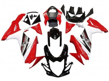 Großhandel Suzuki GSXR 600 / GSXR 750 Motorrad Verkleidung 2011-2024 - Rot Weiss Schwarz