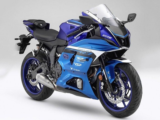 Großhandel Yamaha YZF R7 Motorrad Verkleidung 2021-2024 - Matt Blau Matt Hellblau