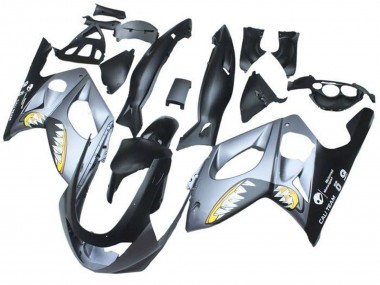 Großhandel Yamaha YZF600R Thundercat Motorrad Verkleidung 1996-2007 - Matt Schwarz Grau Hai