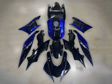 Großhandel Yamaha YZF R3/R25 Motorrad Verkleidung 2019-2021 - Blau Glanzendes Dunkel Blau