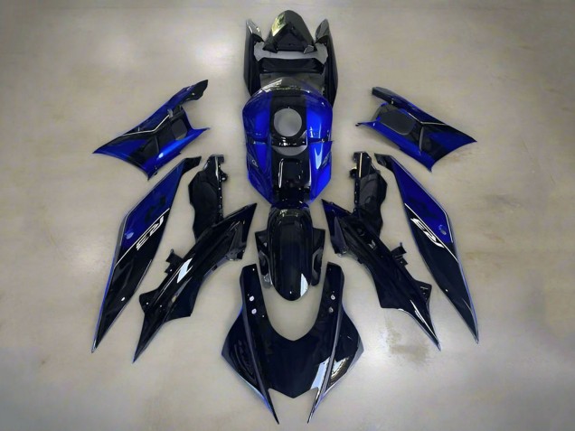 Großhandel Yamaha YZF R3/R25 Motorrad Verkleidung 2019-2021 - Blau Glanzendes Dunkel Blau
