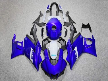 Großhandel Yamaha YZF R3/R25 Motorrad Verkleidung 2019-2021 - Blau Weiss Matt Schwarz