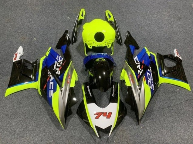Großhandel Yamaha YZF R3/R25 Motorrad Verkleidung 2019-2021 - Neon Gelb Weiss Blau Schwarz 74