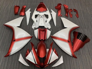 Großhandel Yamaha YZF 1000 R1 Motorrad Verkleidung 2012-2014 - Weiss Orange