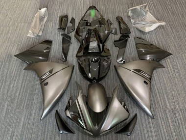 Großhandel Yamaha YZF 1000 R1 Motorrad Verkleidung 2012-2014 - Matt Grau Glanzendes Schwarz