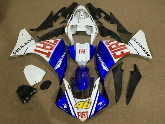Großhandel Yamaha YZF 1000 R1 Motorrad Verkleidung 2012-2014 - Weiss Blau Rot Fiat 46