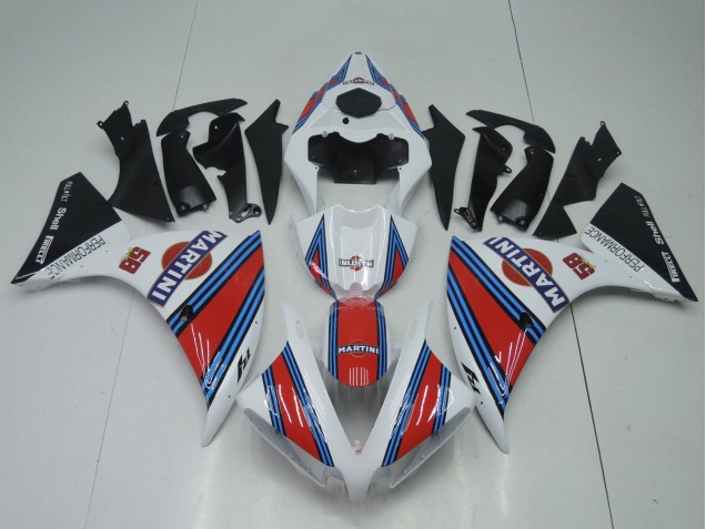 Großhandel Yamaha YZF 1000 R1 Motorrad Verkleidung 2012-2014 - Weiss Rot Blau Schwarz Martini
