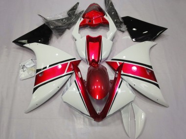 Großhandel Yamaha YZF 1000 R1 Motorrad Verkleidung 2012-2014 - Weiss Rot Glanzendes Schwarz