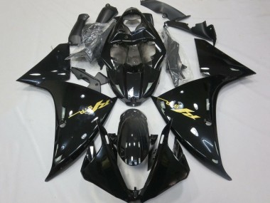 Großhandel Yamaha YZF 1000 R1 Motorrad Verkleidung 2012-2014 - Glanzendes Schwarz Gold Aufkleber