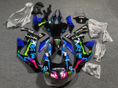 Großhandel Yamaha YZF 1000 R1 Motorrad Verkleidung 2015-2019 - Schwarz Blau Rosa Grun Monster ENEOS