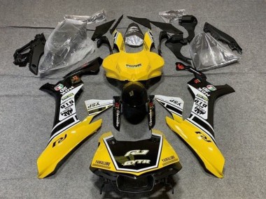 Großhandel Yamaha YZF 1000 R1 Motorrad Verkleidung 2015-2019 - Gelb Weiss Schwarz GYTR